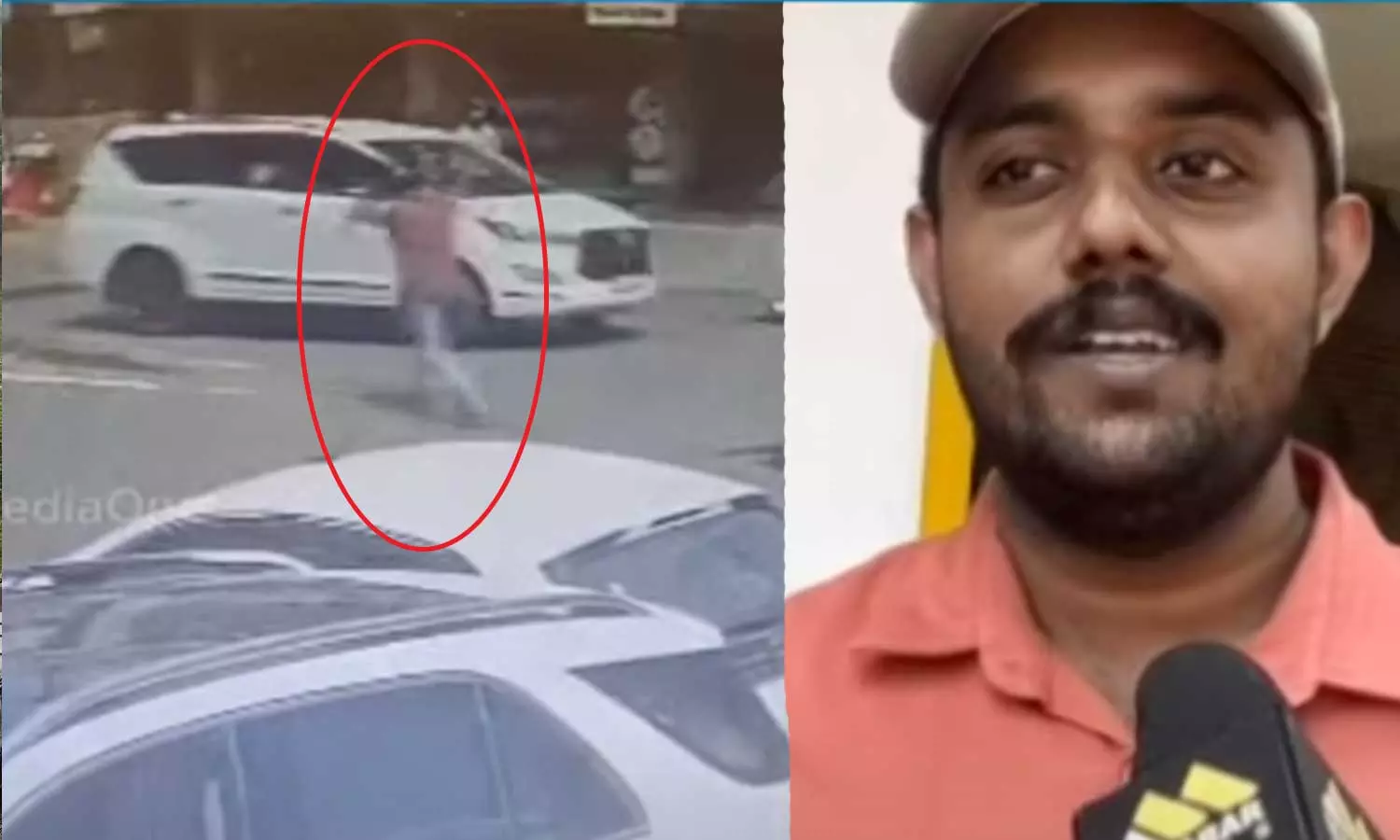 stopped car backed up; Sudheesh, a native of Kozhichena, became the rescuer,latest malayalam news,നിർത്തിയിട്ട കാർ പിന്നോട്ടിറങ്ങി; രക്ഷകനായി കോഴിച്ചെന സ്വദേശി സുധീഷ്, stopped car backed up; Sudheesh, a native of Kozhichena, became the rescuer,latest malayalam news,നിർത്തിയിട്ട കാർ പിന്നോട്ടിറങ്ങി; രക്ഷകനായി കോഴിച്ചെന സ്വദേശി സുധീഷ്,
