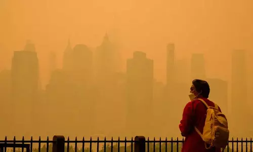 Hazardous air quality hit NYC as smoke moves from Canada wildfires