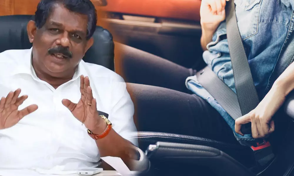 Antony Raju, Seat belt, Bus, ബസ്, സീറ്റ് ബെല്‍റ്റ്, ആന്‍റണി രാജു