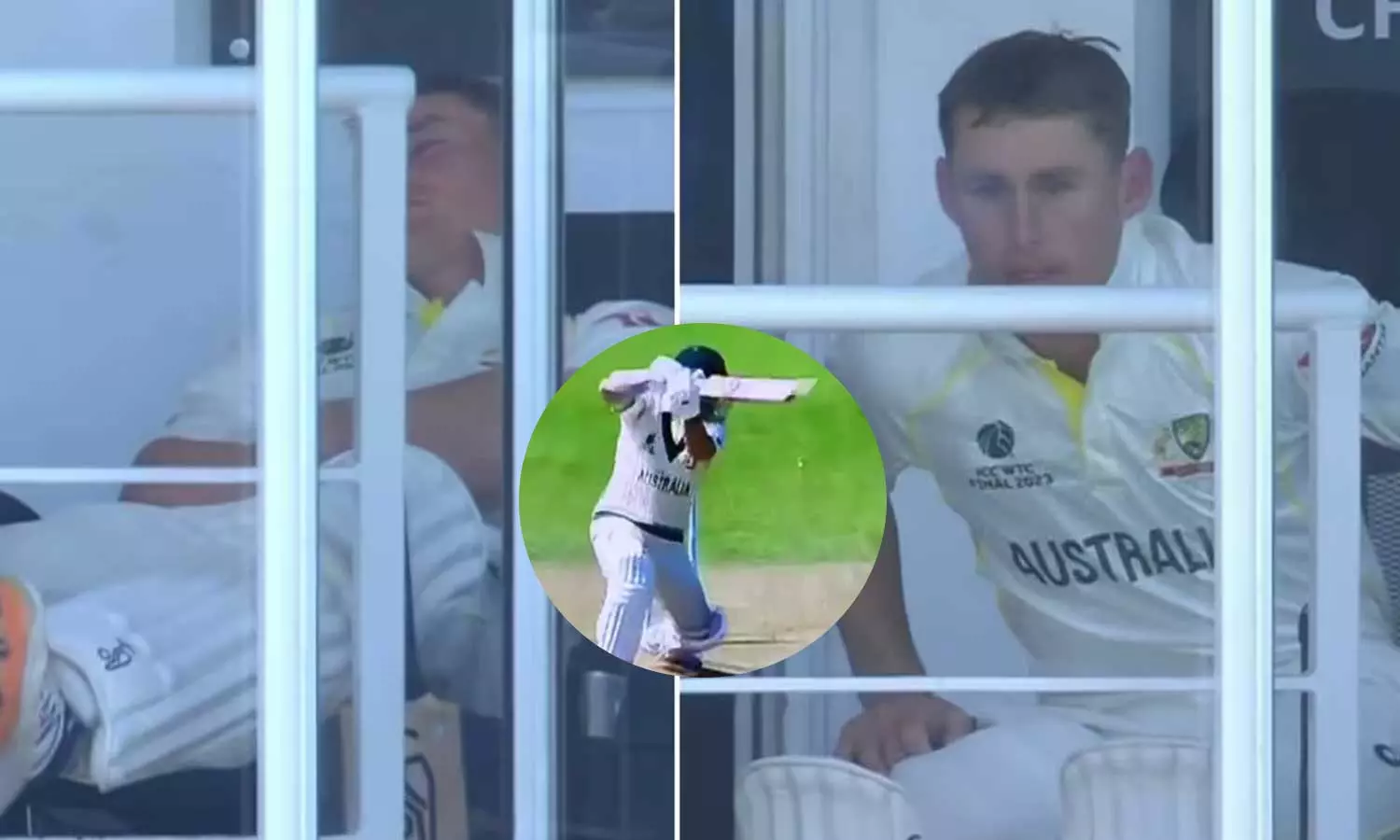 Marnus Labuschagne sleeping in dressing room, Labuschagne sleeping, David Warner, WTC final 2023, IND vs AUS, IND vs AUS 2023 WTC final