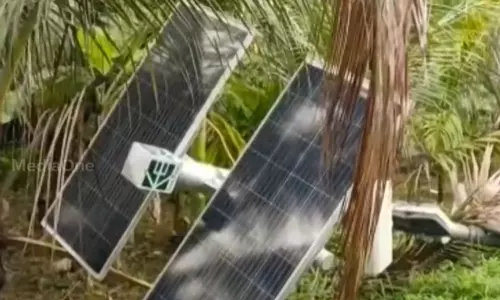 AI camera is broken in palakkad due to vehicle hit