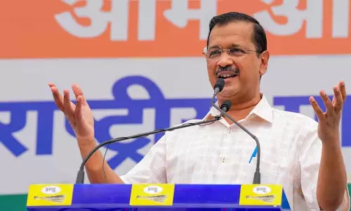 Am admi party rally against centre kejriwal speech