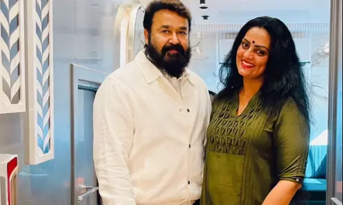 Mohanlal with Suchithra Mohanlal with Suchithra