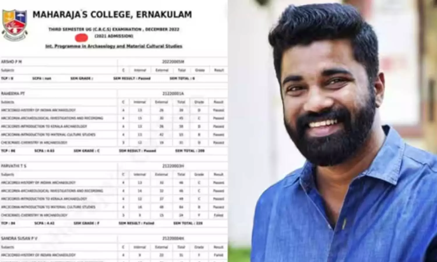 Mark list controversy in Maharajas: Police registered a case on the teachers complaint,latest malayalam news,മഹാരാജാസിലെ മാർക്ക് ലിസ്റ്റ് വിവാദം: അധ്യാപകന്റെ പരാതിയിൽ പൊലീസ് കേസെടുത്തു,