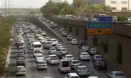 It is reported that the traffic accidents are increasing in Saudi Arabia