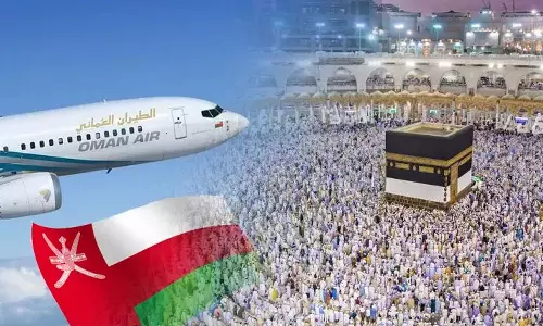 ഒമാനിൽ നിന്നുള്ള ഈ വർഷത്തെ ഏക മലയാളി ഹജ്ജ് സംഘം യാത്ര പുറപ്പെട്ടു