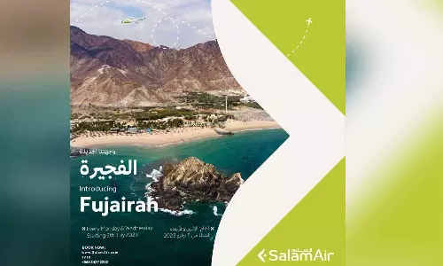 സലാം എയർ ഫുജൈറയിൽ നിന്ന് മസ്കറ്റ് വഴി കേരളത്തിലേക്ക് സർവീസ് ആരംഭിക്കുന്നു