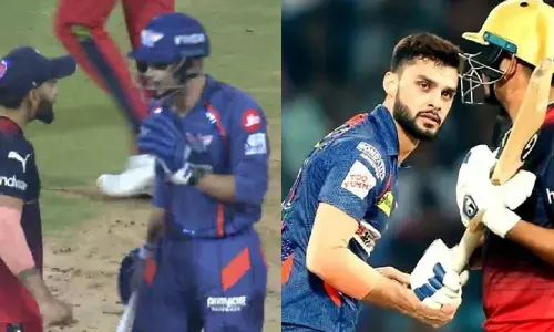 കോഹ്ലി എന്റെ കൈ ബലമായി പിടിച്ച് വലിച്ചു; മനസ്സു തുറന്ന് നവീനുല് ഹഖ് കോഹ്ലി എന്റെ കൈ ബലമായി പിടിച്ച് വലിച്ചു; മനസ്സു തുറന്ന് നവീനുല് ഹഖ്