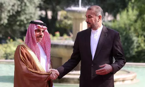 സൗദി വിദേശകാര്യ മന്ത്രി  ഫൈസൽ ബിൻ ഫർഹാൻ രാജകുമാരൻ ഇറാനിൽ എത്തി