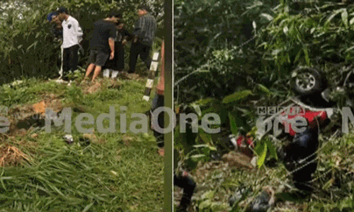 car accident ponmudi trivandrum വാഹനാപകടം പൊന്മുടി തിരുവനന്തപുരം