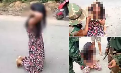 This brutal video of a woman being killed by armed mob is NOT from Manipur Fact Check