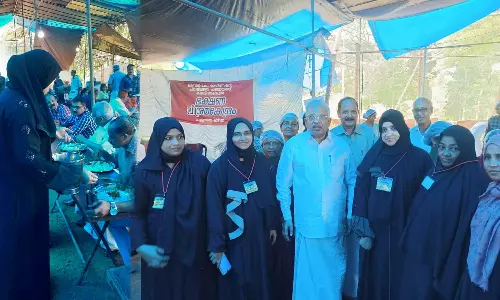 P Jayarajan about Kerala story from Kottiyoor Siva Temple, Pardah clad Muslim women serve food for Hindu pilgrims at Kottiyoor Maha Siva Temple, P Jayarajan, Kottiyoor Maha Siva Temple, Kerala story,