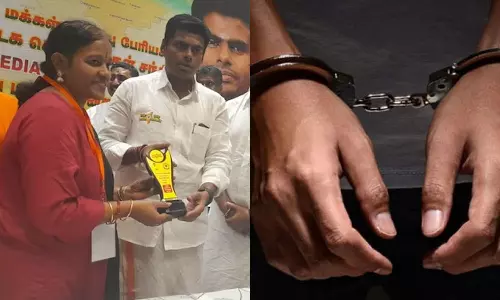 കരുണാനിധിക്കും എം.കെ സ്റ്റാലിനും എതിരെ അപകീർത്തി പോസ്റ്റ്; ബിജെപി പ്രവർത്തക അറസ്റ്റിൽ