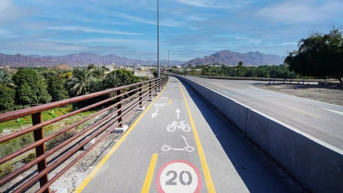 New bike stations in Hatta