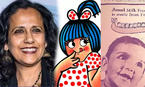 പുള്ളിയുടുപ്പിട്ട ആ അമുൽ ഗേള്‍ മലയാളിയാണ്! അതിനു പിന്നിലെ കഥ