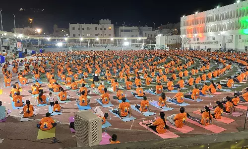 International Yoga Day, Muscat