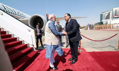 Modi reached Egipt