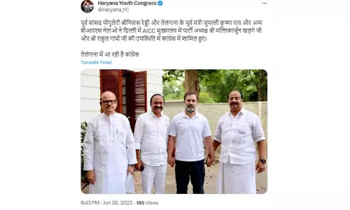 telengana youth congress misunderstood k sudhakaran and v d satheesan