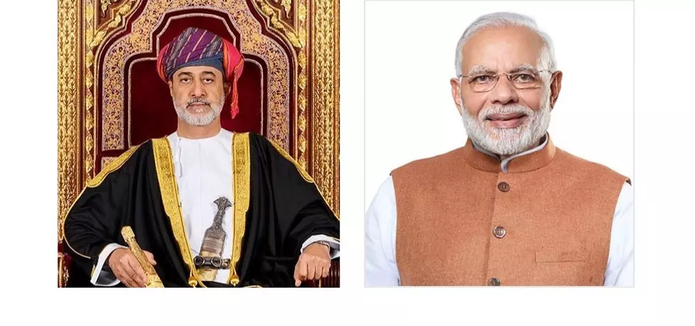 The Indian Prime Minister and Sultan of Oman