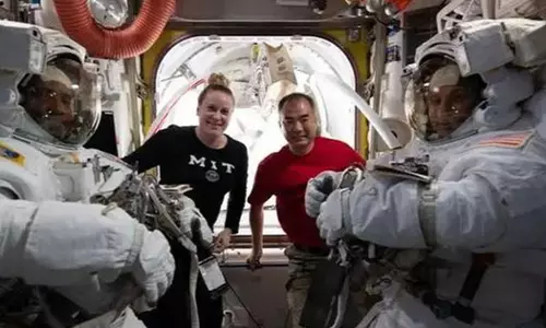 U.S. space agency NASA turns 98% of urine and sweat from astronauts on the International Space Station into drinking water