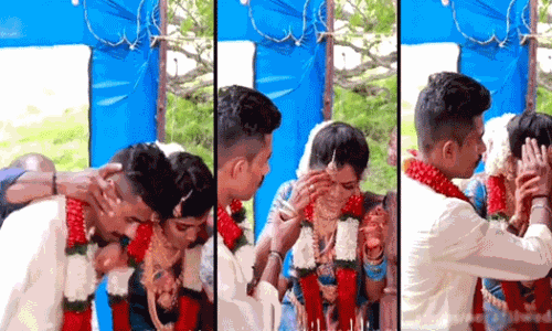 Bridal ritual Palakkad groom bride  വിവാഹ ചടങ്ങ് പാലക്കാട് വരൻ വധു