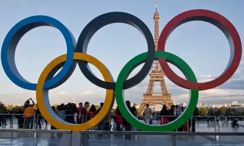 Olympics Rings in Paris