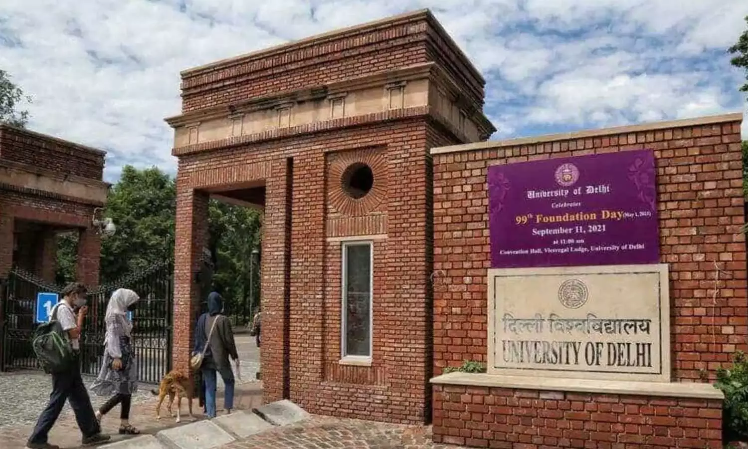 Protest over Delhi University working day on Eid-ul-Adha