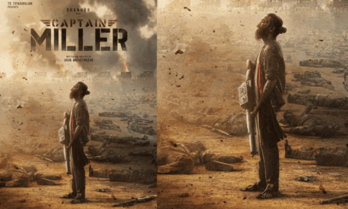 പുതിയ റോക്കി ഭായിയോ? യുദ്ധഭൂമിയില്‍ തോക്കേന്തി ധനുഷ്; ക്യാപ്റ്റന്‍ മില്ലറിന്റെ ഫസ്റ്റ് ലുക്ക് പോസ്റ്റര്‍ പുറത്ത്