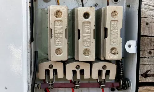 RT offices fuse is removed by K.S.E.B