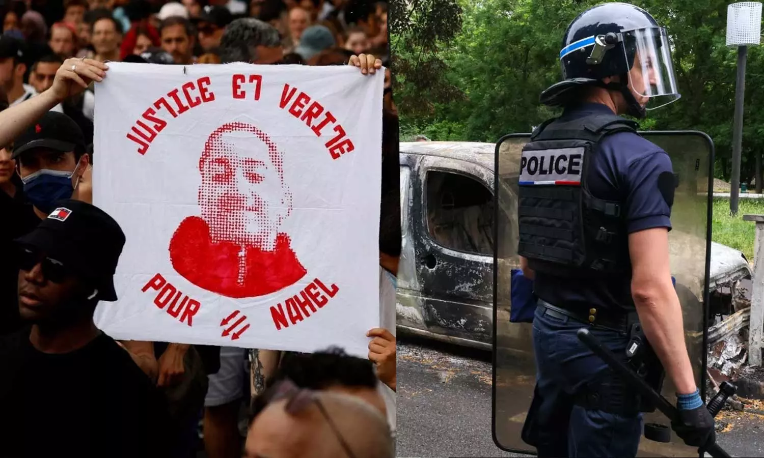 French police arrest ,French Riots,France riots LIVE Updates, France riots: Who was Nahel,funeral held for French teenager as arrests mount on fifth night of protests, ഫ്രാൻസിലെ കലാപം French police arrest ,French Riots,France riots LIVE Updates, France riots: Who was Nahel,funeral held for French teenager as arrests mount on fifth night of protests, ഫ്രാൻസിലെ കലാപം