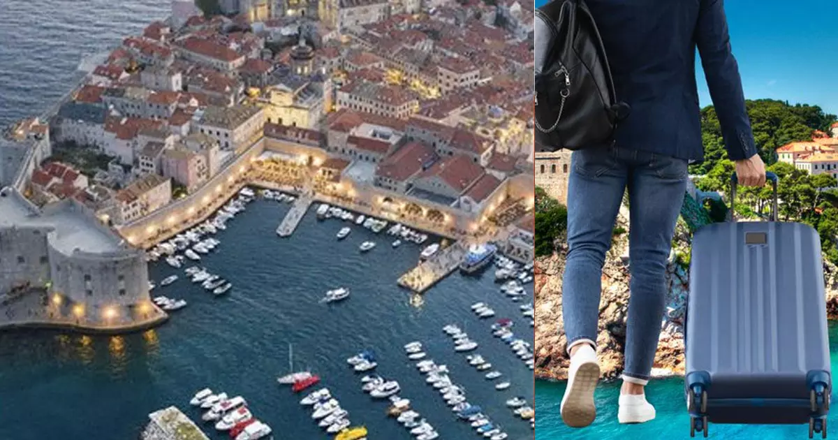 Dubrovnik city in Croatia has banned tourists from bringing wheeled suitcases.