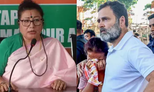 BJP Manipur chief appreciates Rahul Gandhis visit