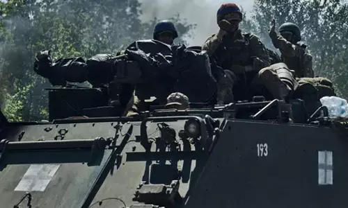 രണ്ടാഴ്ചക്കിടെ യുക്രൈൻ തലസ്ഥാനത്ത് ആദ്യ റഷ്യൻ ഡ്രോണാക്രമണം