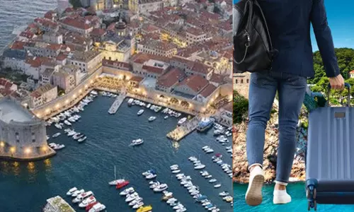 Dubrovnik city in Croatia has banned tourists from bringing wheeled suitcases.