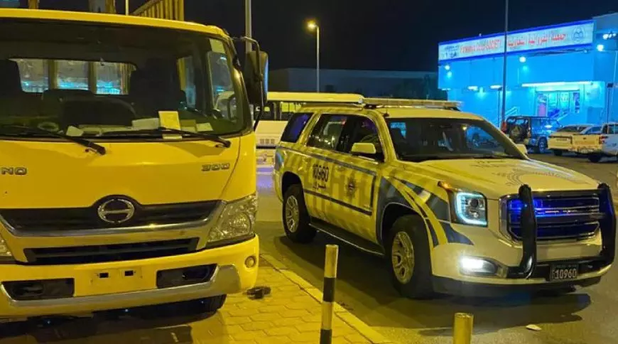 Traffic check in Kuwait