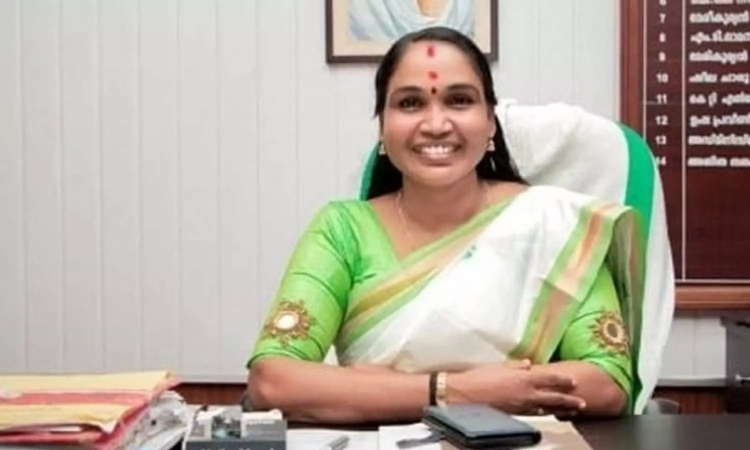 Thrikkakara Municipality Chairperson Ajitha Thangappan will resign today