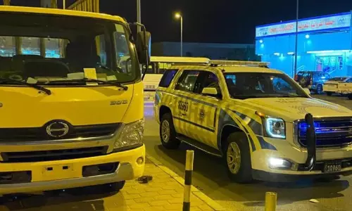 Traffic check in Kuwait