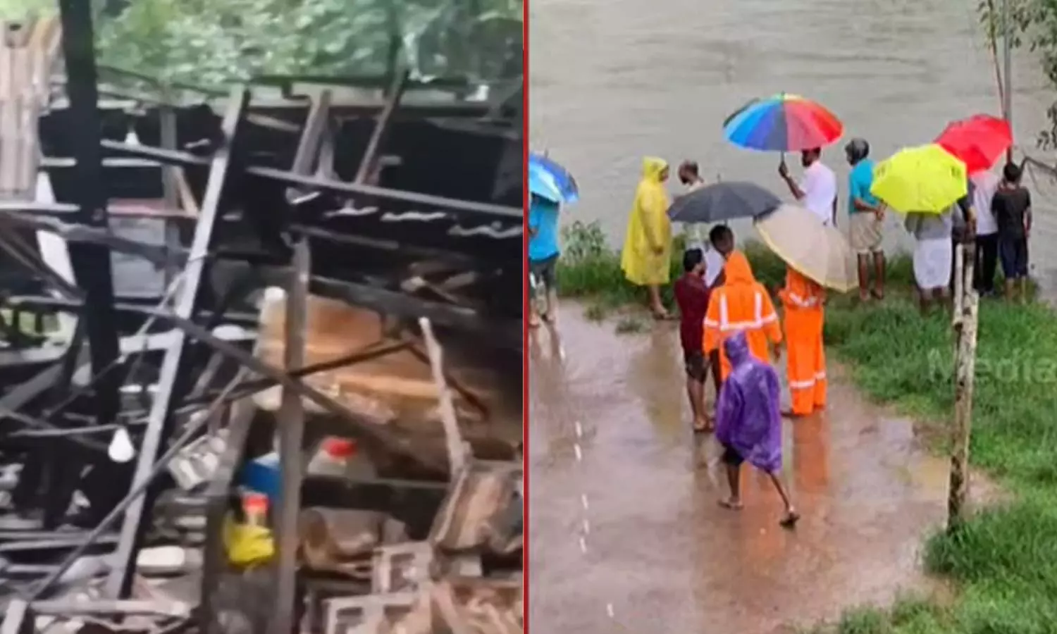 One person was swept away, four houses were destroyed; Heavy rains in the state One person was swept away, four houses were destroyed; Heavy rains in the state