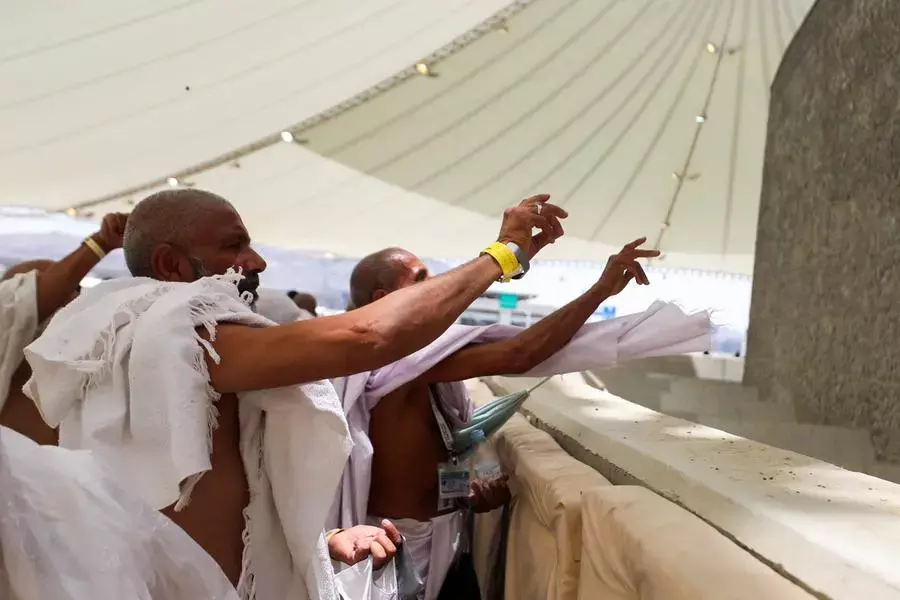 Hajj pilgrims return