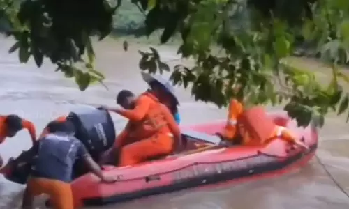 A 12-year-old girl and her grandmother went missing in the river in Nilambur