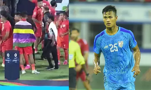 India Midfielder Jeakson Singh, SAFF Championships Final