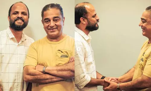 fan boy moment Jude Anthany Joseph meets Kamal Haasan