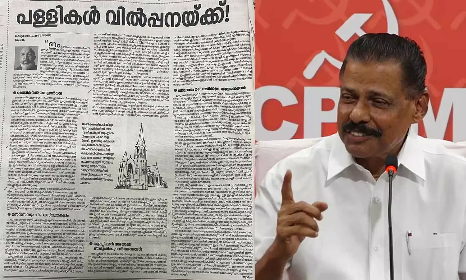 Deepika article against MV Govindan statement Deepika article against MV Govindan statement