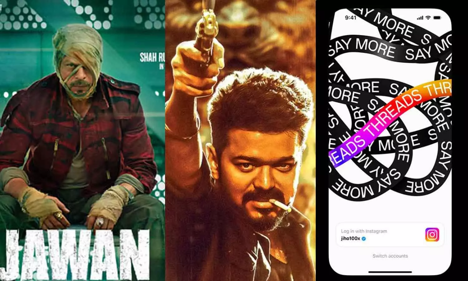 ത്രില്ലടിപ്പിച്ച് ജവാൻ ട്രെയിലർ, ലിയോ പാക്കപ്പ്, 100 മില്ല്യൺ ഉപഭോക്താക്കളുമായി ത്രെഡ്സ്; ഇന്നത്തെ ട്വിറ്റർ ട്രെൻഡിങ്ങുകൾ ത്രില്ലടിപ്പിച്ച് ജവാൻ ട്രെയിലർ, ലിയോ പാക്കപ്പ്, 100 മില്ല്യൺ ഉപഭോക്താക്കളുമായി ത്രെഡ്സ്; ഇന്നത്തെ ട്വിറ്റർ ട്രെൻഡിങ്ങുകൾ