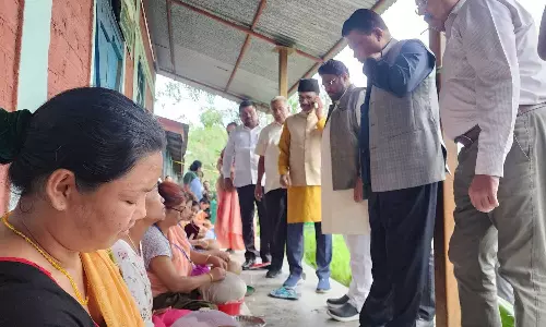 Muslim League team led by Sadiqali visited Manipur