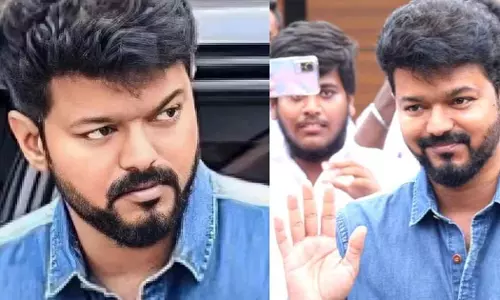 Actor Vijay fined Rs 500 for violating traffic rules after meeting members of Vijay Makkal Iyakkam Actor Vijay fined Rs 500 for violating traffic rules after meeting members of Vijay Makkal Iyakkam