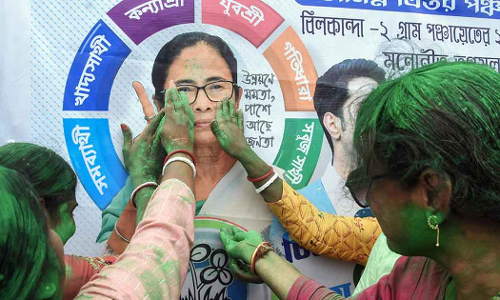 Trinamool Congress swept the West Bengal panchayat elections