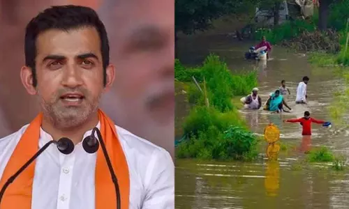 BJP MP Gautam Gambhir Dig At AAP After Delhi Flooded