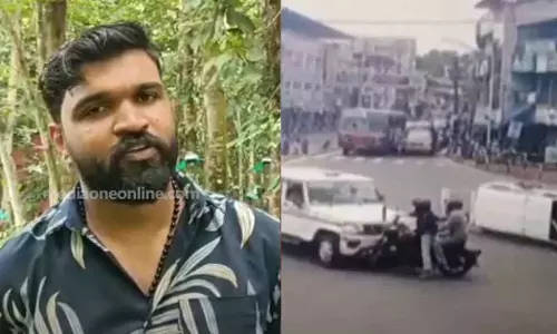 ambulance driver allegation against police after minister v sivankutty pilot vehicle hit ambulance