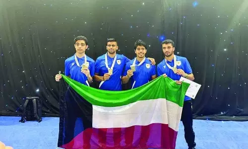 Kuwait, gold medals, fencing,15thArab Games